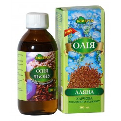 Олія лляна харчова холодного віджиму